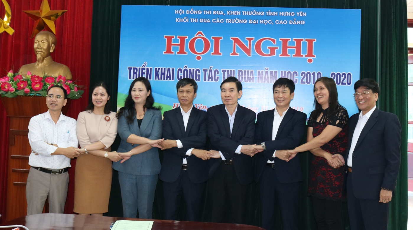 Hội nghị triển khai công tác thi đua các trường Đại học, Cao đẳng tỉnh Hưng Yên năm học 2019 – 2020