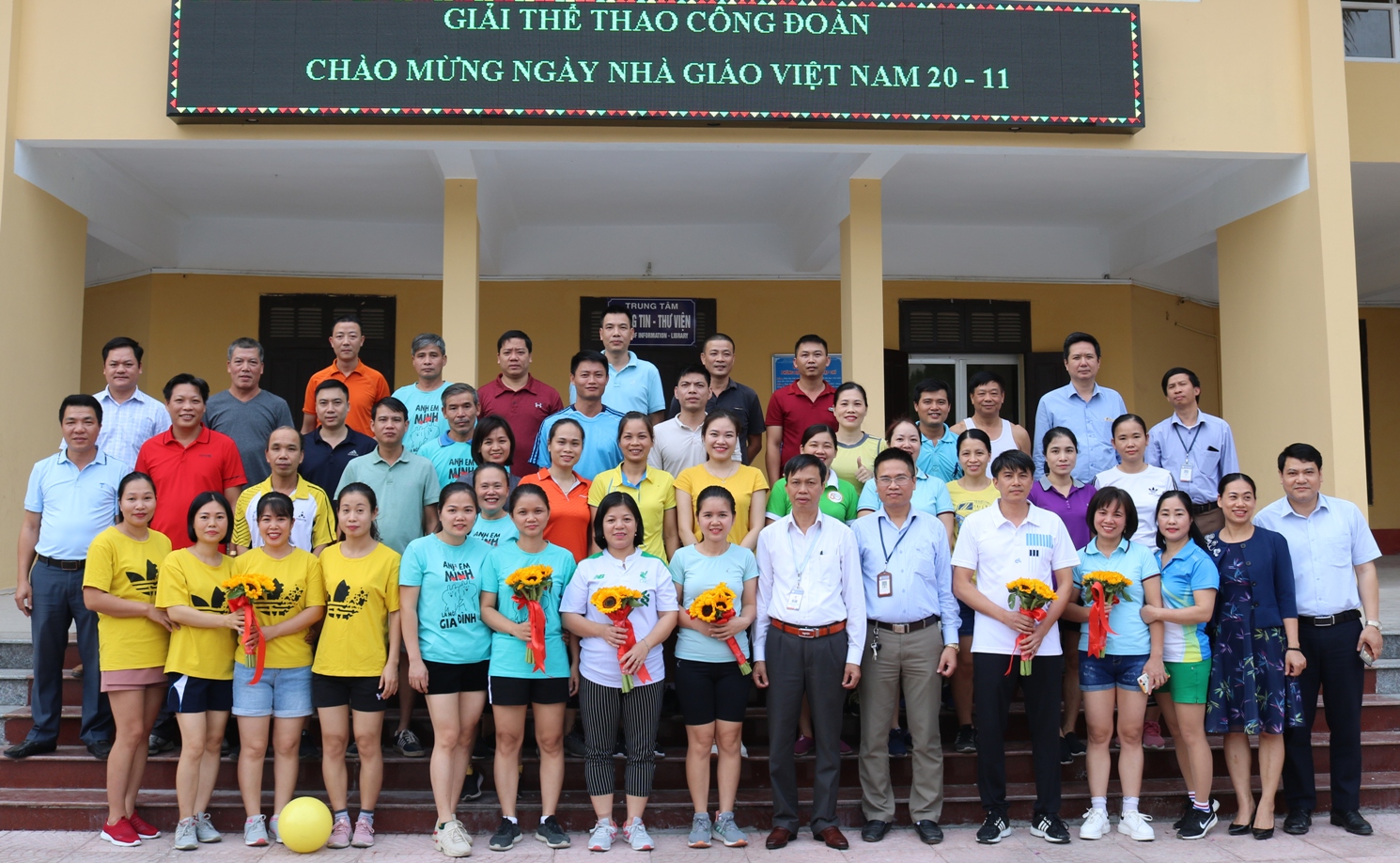 Giao lưu thể thao chào mừng ngày Nhà giáo Việt Nam 20/11/2019