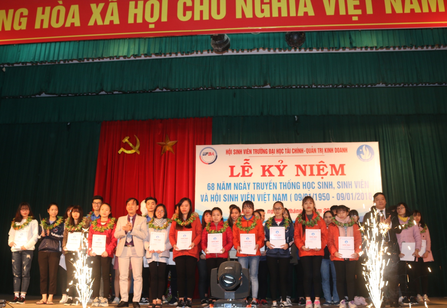 Lễ kỷ niệm 68 năm ngày truyền thống Học sinh sinh viên và Hội sinh viên Việt Nam (09/01/1950 - 09/01/2018)