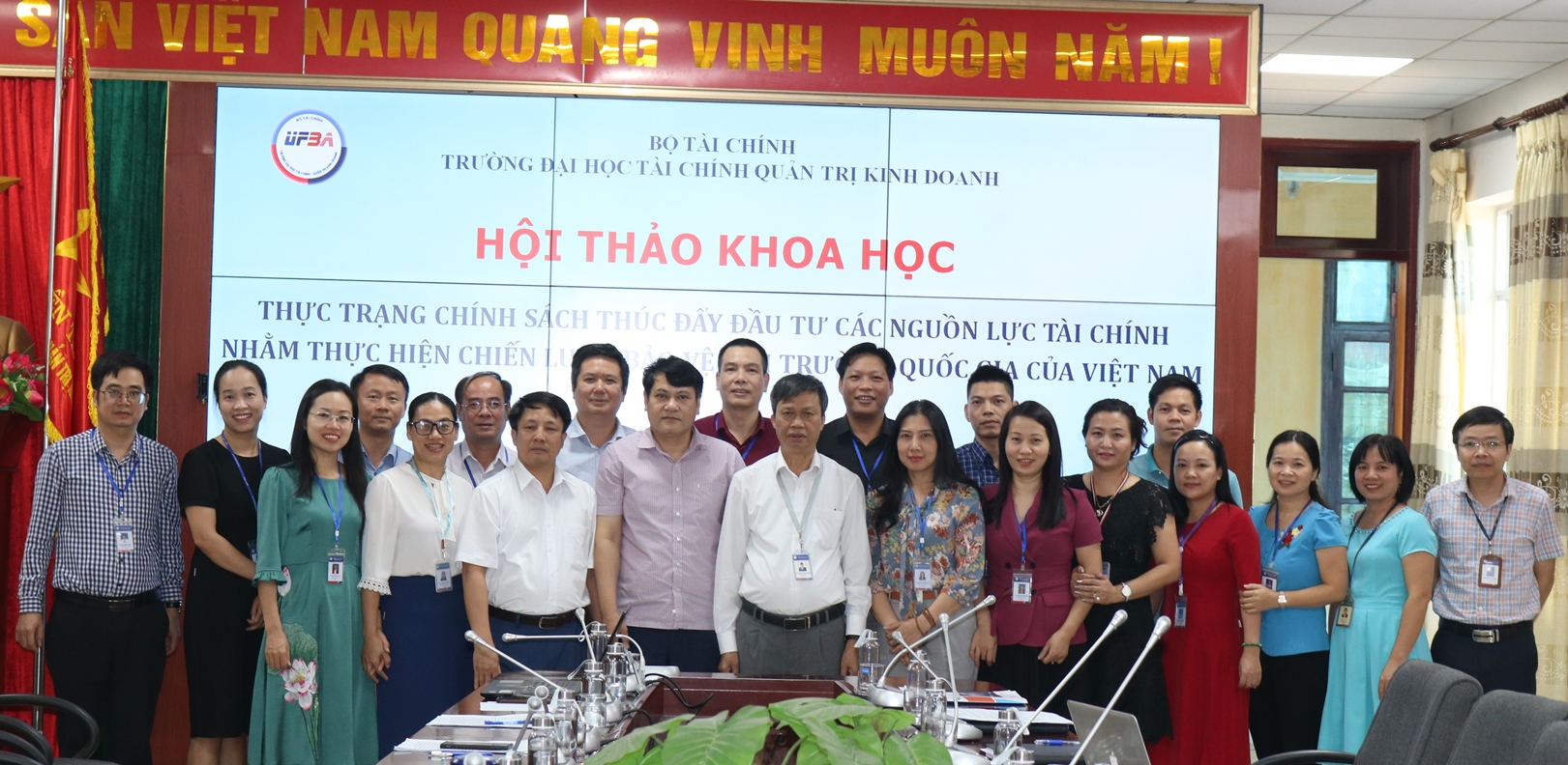 Hội thảo khoa học: “Thực trạng Chính sách thúc đẩy đầu tư các nguồn lực tài chính nhằm thực hiện chiến lược bảo vệ môi trường quốc gia của Việt Nam”