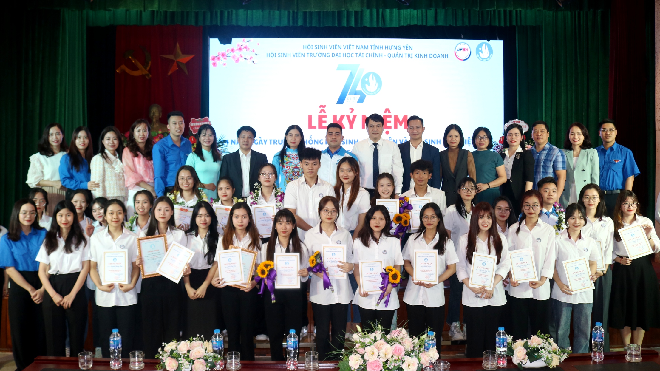 Lễ kỉ niệm 74 năm ngày truyền thống Học sinh - Sinh viên Việt Nam  (09/01/1950 – 09/01/2024)